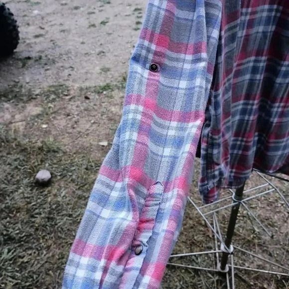 Very nice like new Jack's girlfriend flannel size medium - Picture 4 of 5